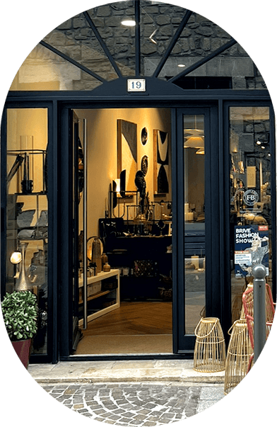 Entrée du Cottage à Brive